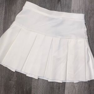 Cute white school girl skirt 🤍